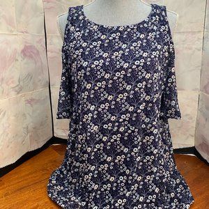 Women's cold shoulder top